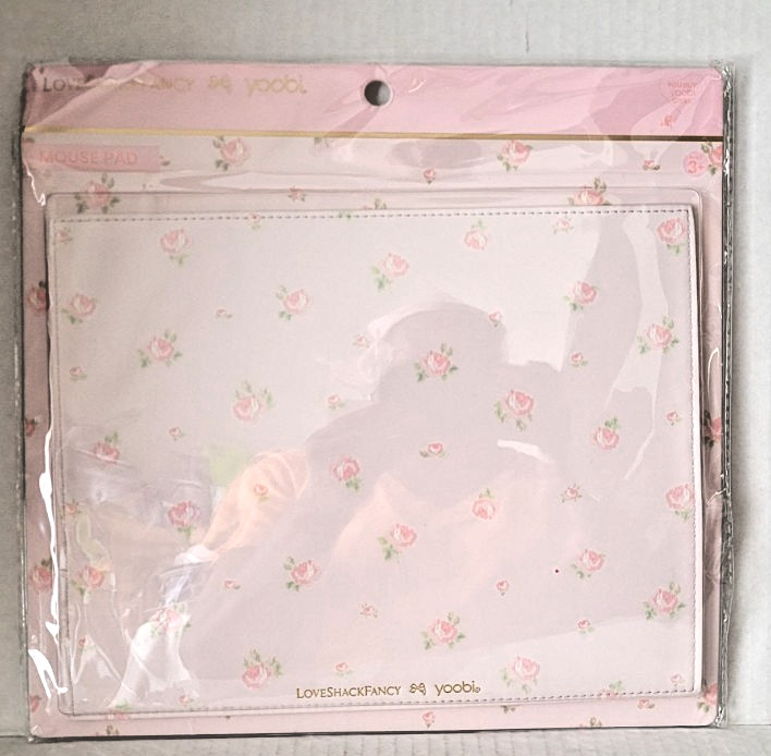 Love Shack Fancy x Target Yoobi Blooming Heirloom Mouse Pad Strawberry Macaroon