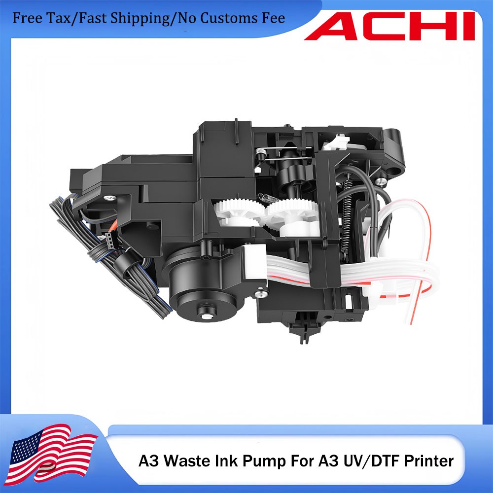 ACHI Waste ink Pump for Original A3 UV/DTF Printer Ink Pump