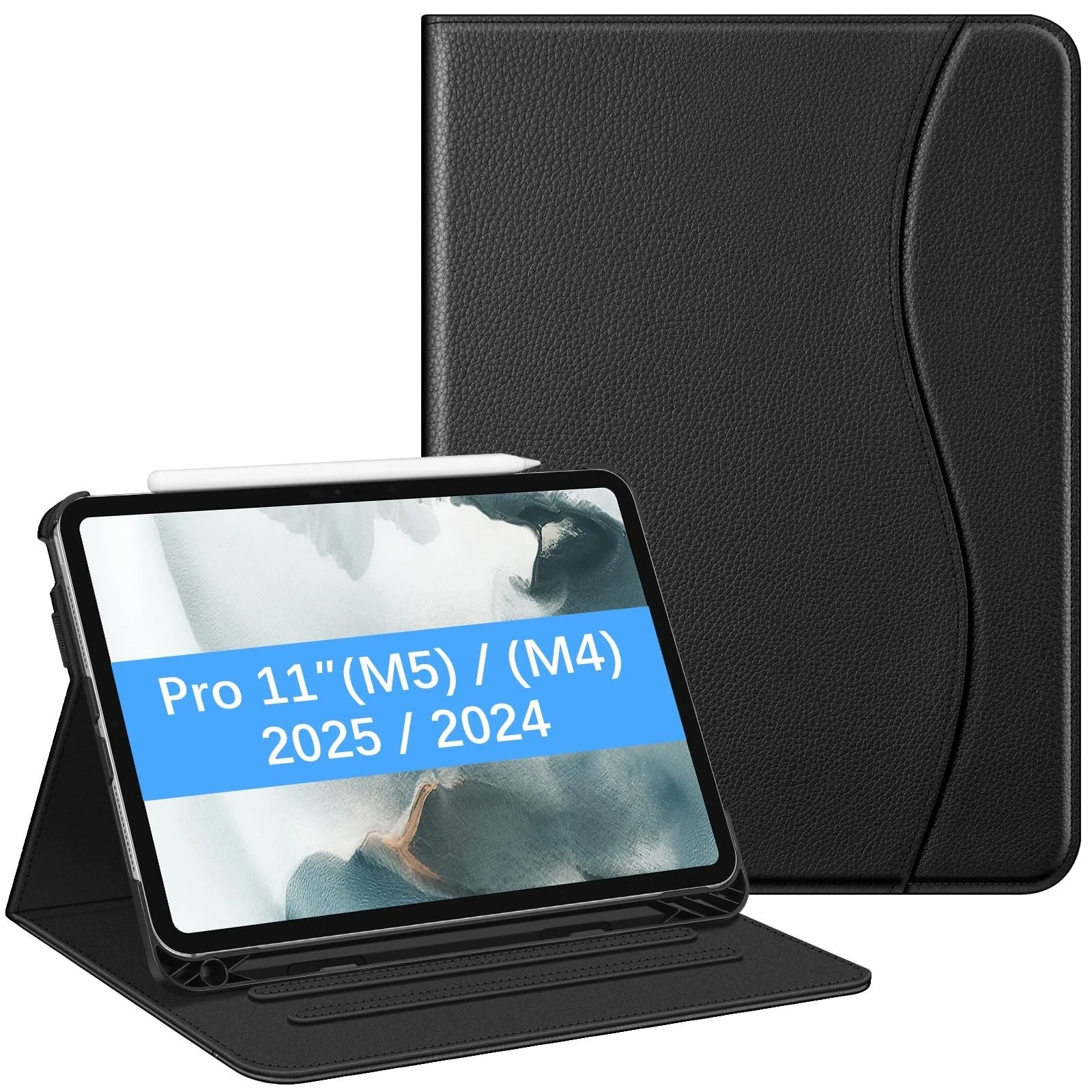 Fintie Folio Case for iPad Pro 11-inch (M5) 11" (M4) 2024, Black 