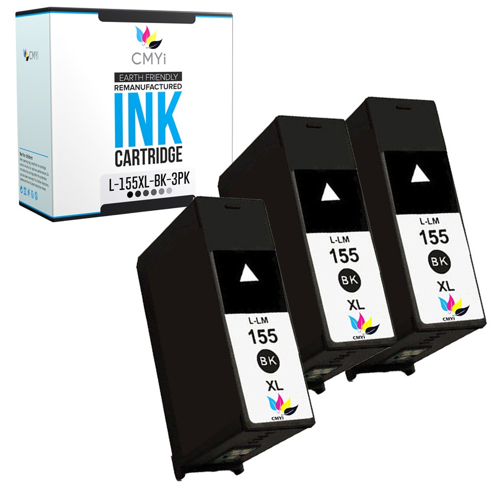 CMYi 3-Pack Replacement 14N1619 Cartridge for Lexmark Pro7c15 Pro915