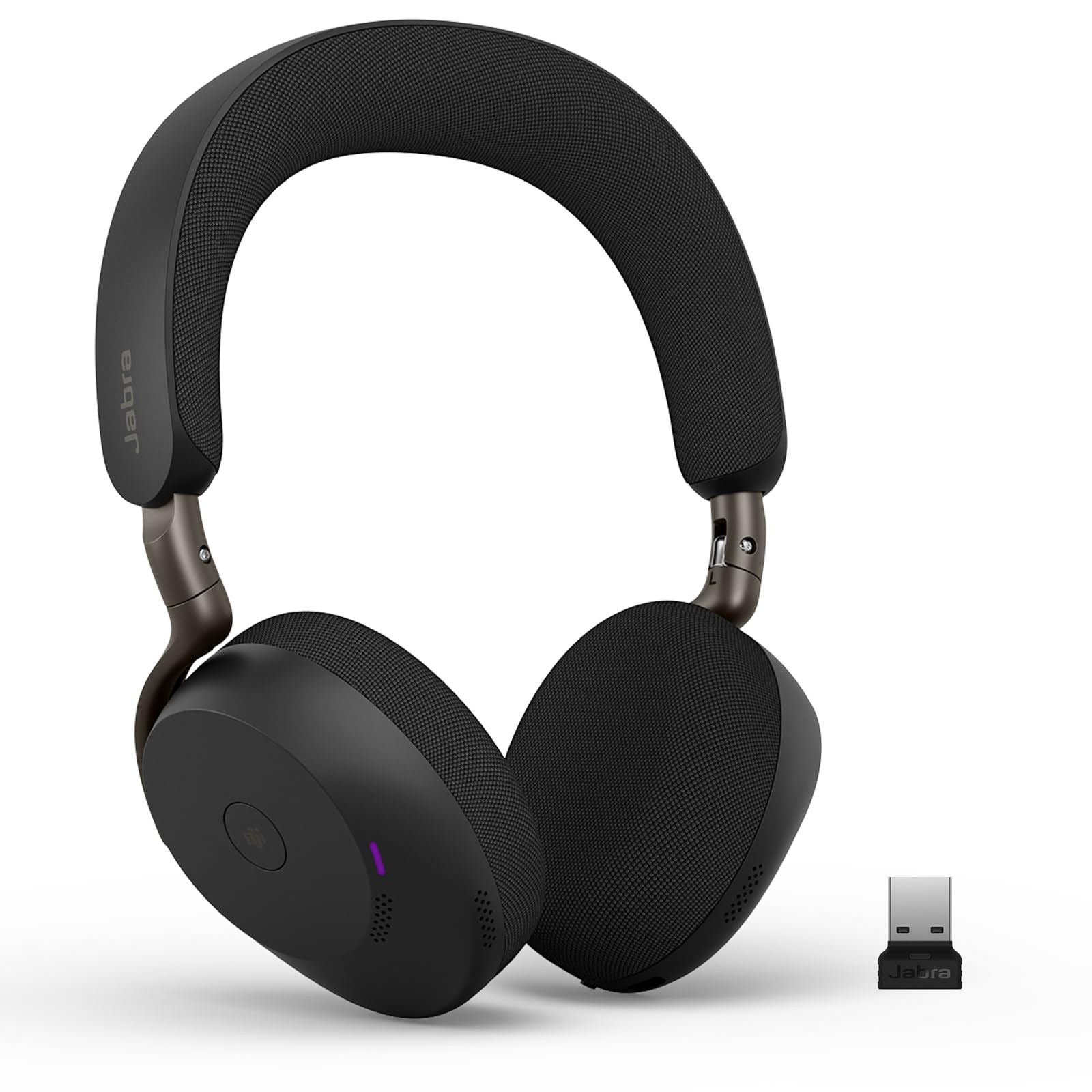 Jabra Evolve3 75 On-Ear Wireless Bluetooth Headset with Microphone for Work, USB