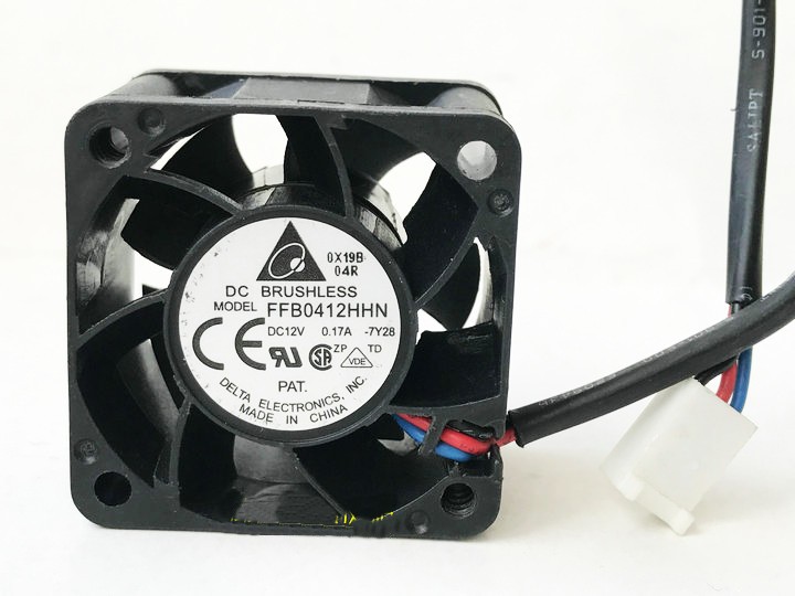 For Delta FFB0412HHN 4028 DC12V 0.17A 40*40*28mm 3pin cooling fan 8000RPM