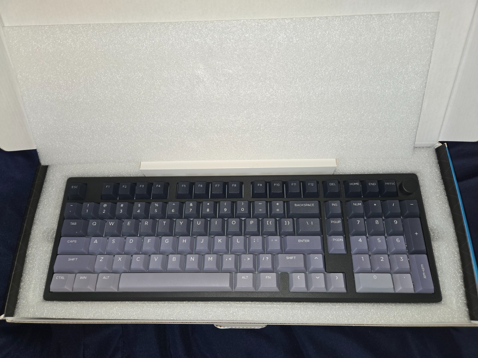EPOMAKER Galaxy100 Lite QMK/VIA Gaming Keyboard Wisteria Linear Switch, Black