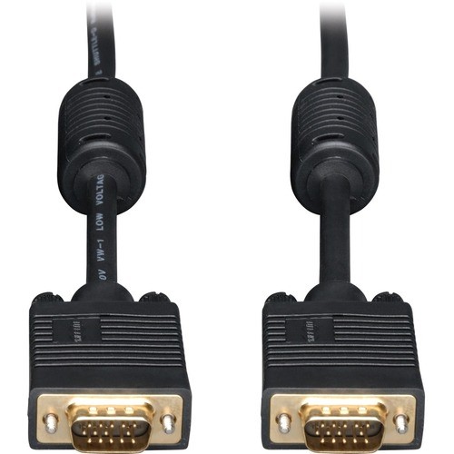 Eaton Tripp Lite Series VGA High-Resolution RGB Coaxial Cable (HD15 M/M), 50 ft.