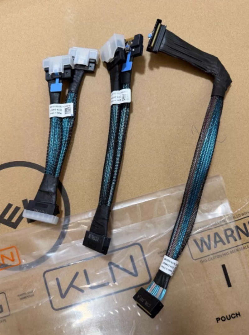 New Dell 8x2.5" SAS/NVMe Cable Set JWR97 Y0N4C XKFCT For R760XS H965I H755N RAID