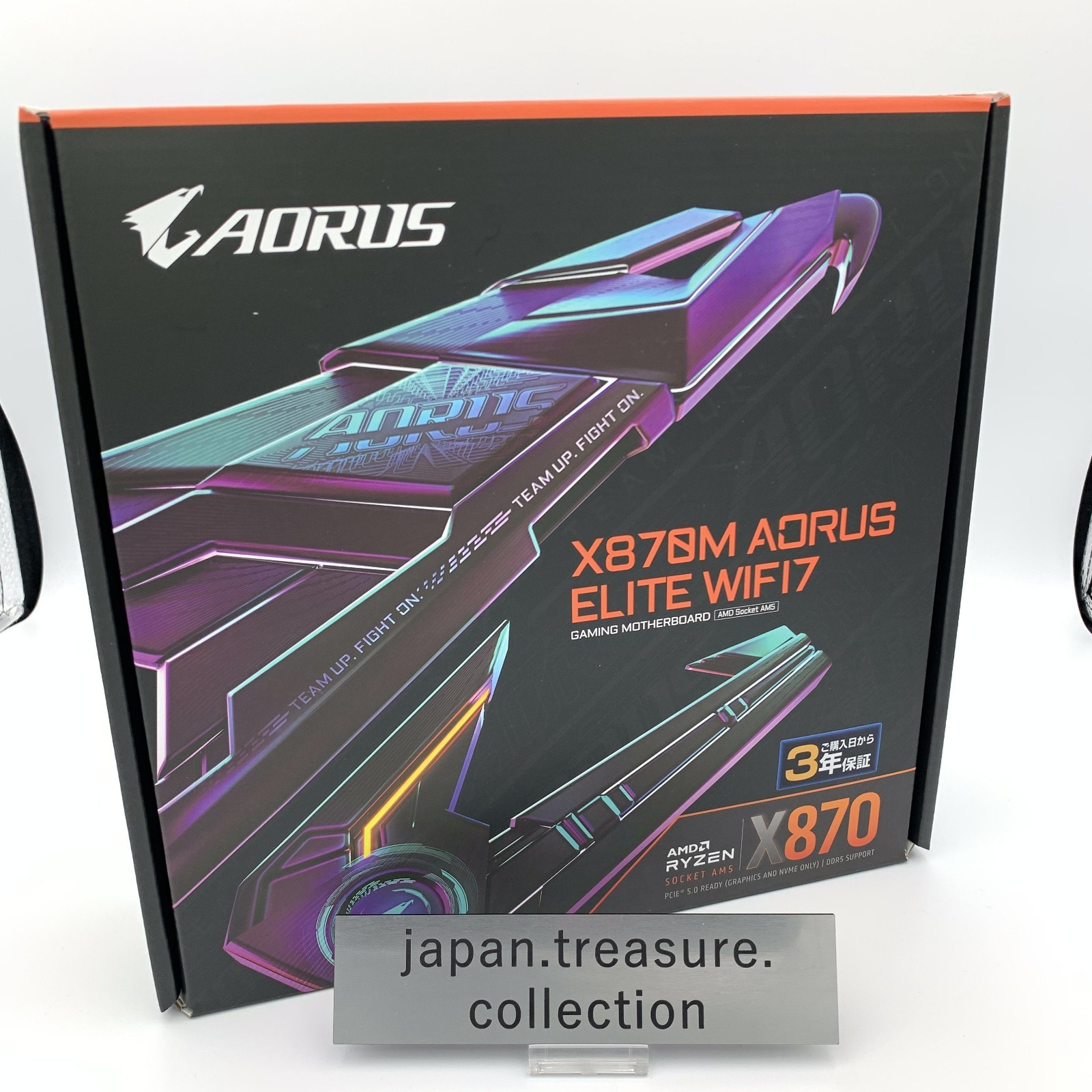 GIGABYTE X870M AORUS ELITE WIFI7 AM5 DDR5 PCIe 5.0 USB4 Micro-ATX Motherboard
