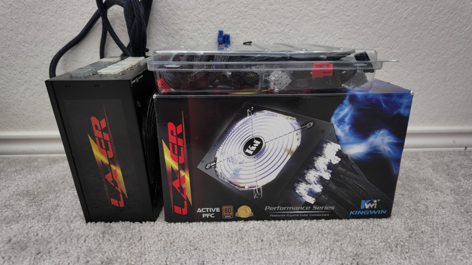 KINGWIN Lazer Gold Series LZG 1000 W SLI & CrossFire Ready 80 PLUS GOLD Certifed