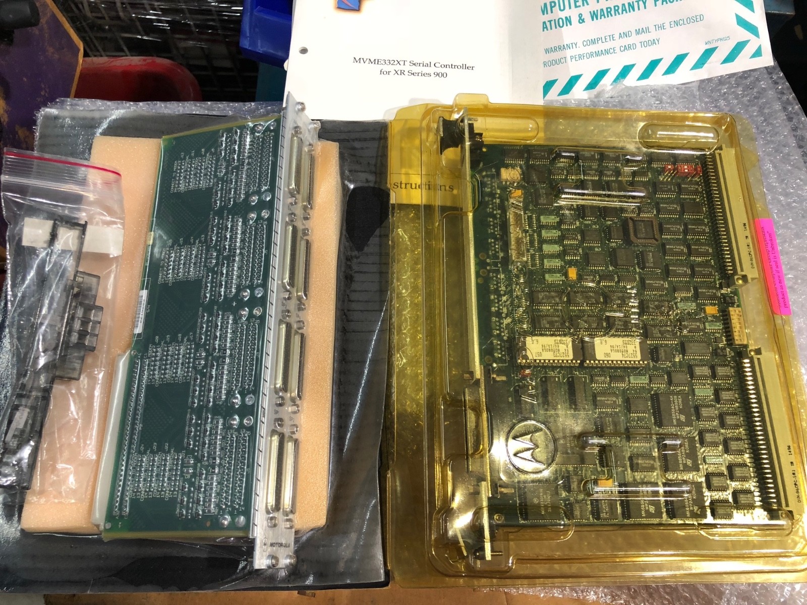 Motorola MVME 332XTS & MVME 710B  Mainframe Board NEW