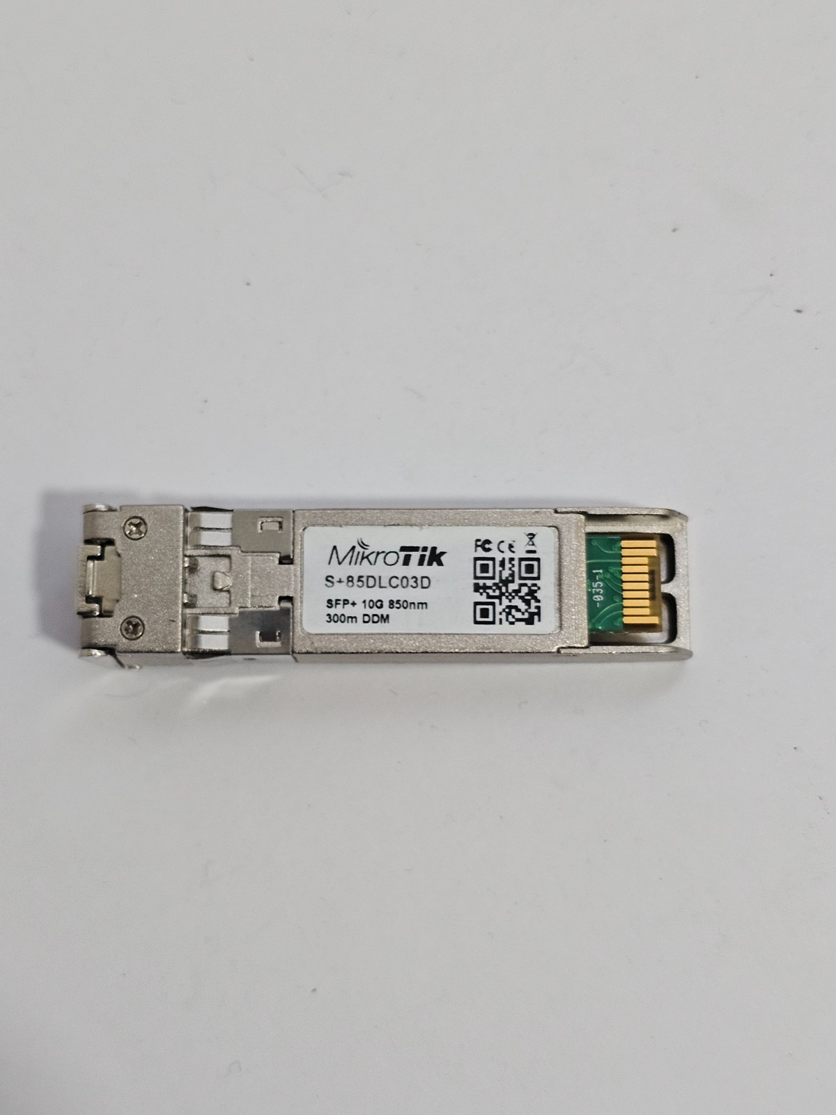 Mikrotik S+85DLC03D SFP+ module 10G MM 300m 850nm LC-connector DDMI Genuine