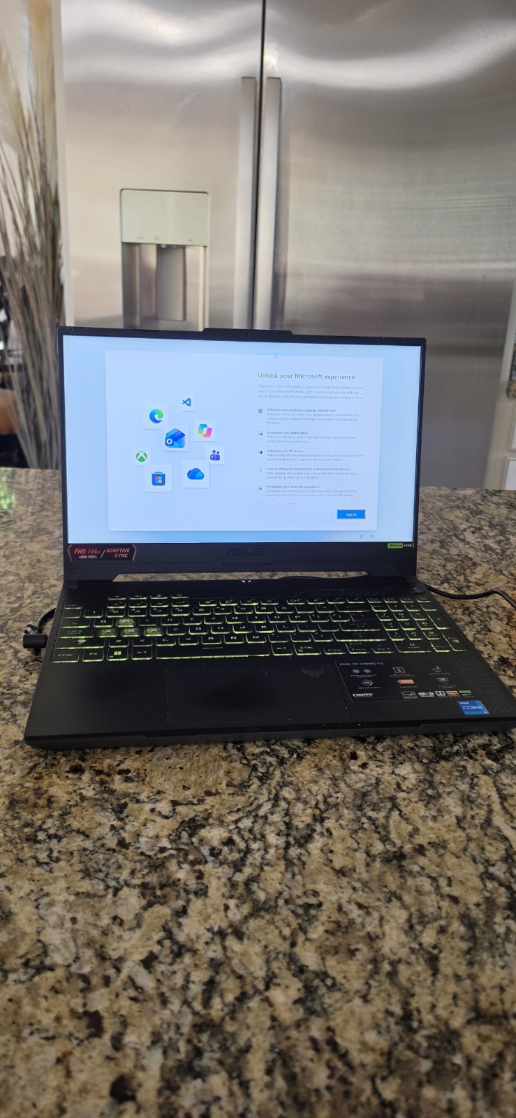 ASUS TUF Gaming F15 FX507VU4 i5-13500H RTX 4050 16GB 512GB SSD 144Hz