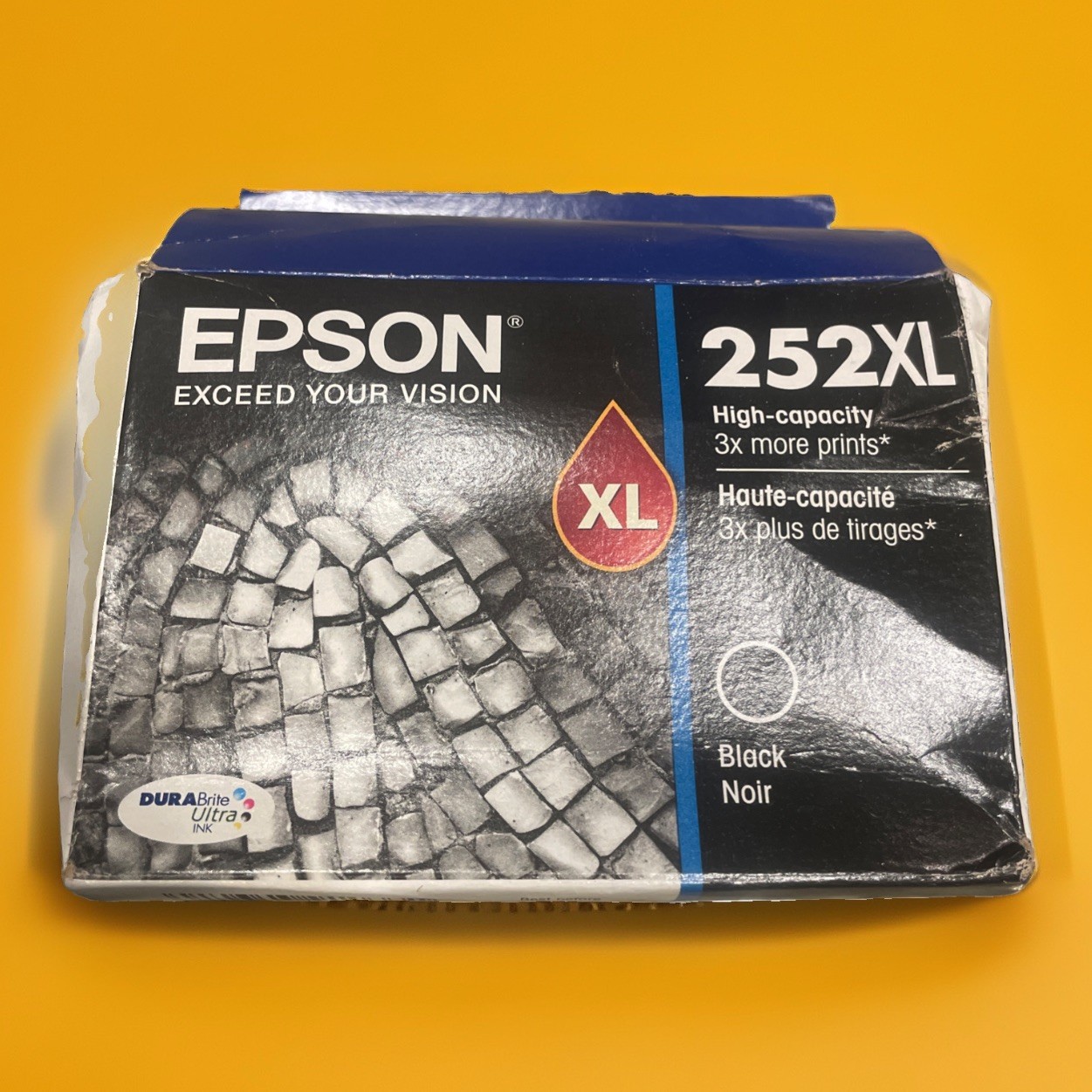 Oem Epson T252xl120 Black 252 XL Ink Cartridge 07/2024 Brand New Sealed