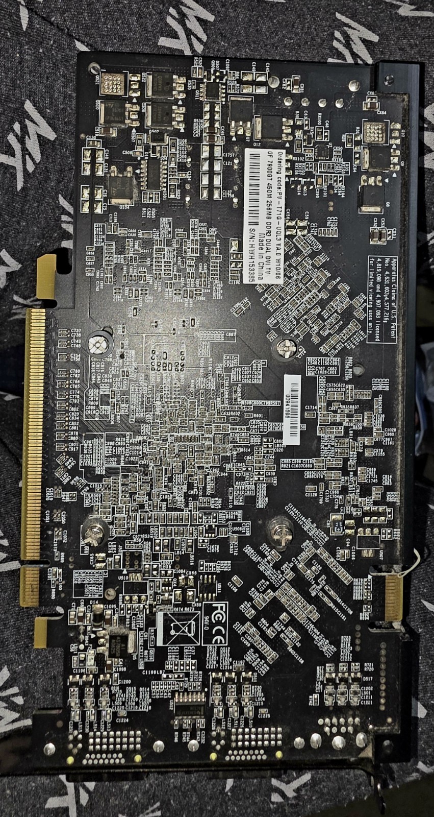 XFX NVIDIA GeForce 7900 GT Model PV-771G-UQL3