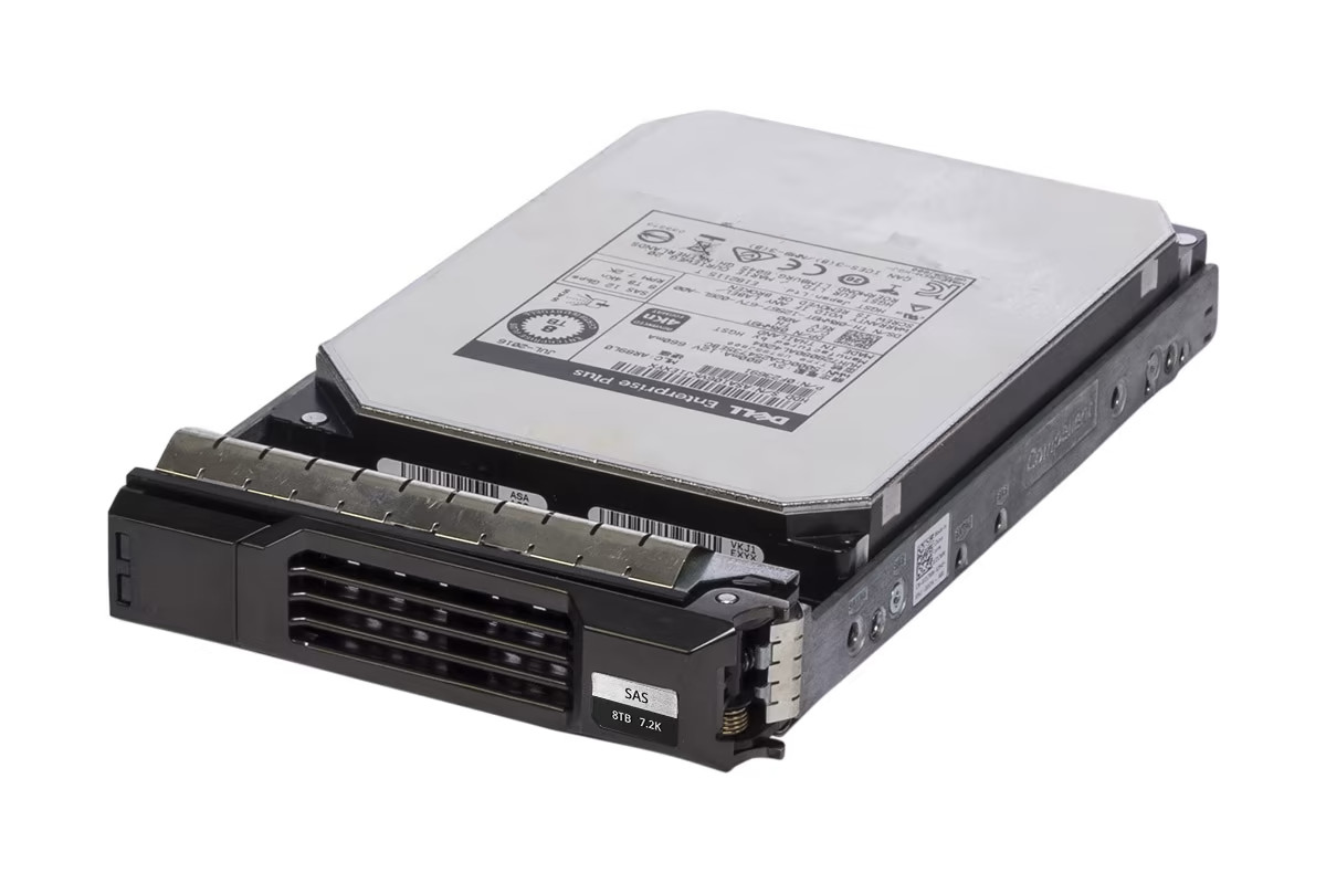 Dell Compellent 8TB 7.2K SAS 12G 4Kn Enterprise 3.5" HDD 07GVN HUH728080AL4204