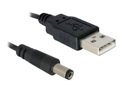 Delock USB Power Cable > Hollow Plug Digital/Data Cable 1m 4-Pole 82197