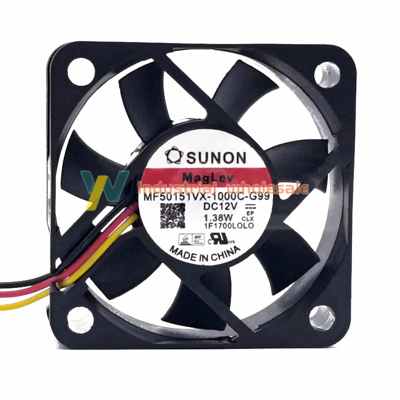 1PC SUNON MF50151VX-1000C-G99 5015 12V 1.38W High Air Volume Fan 5Cm Fan 3-WIRE