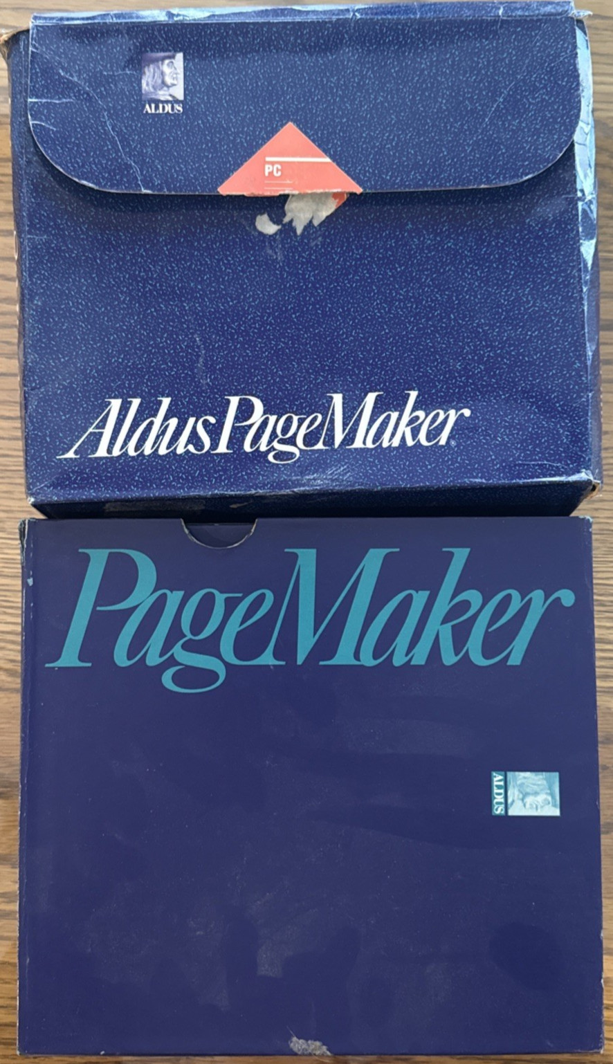 Vintage: Aldus PageMaker Version 1.0a and 3.0 Boxed - Rare Windows Collector