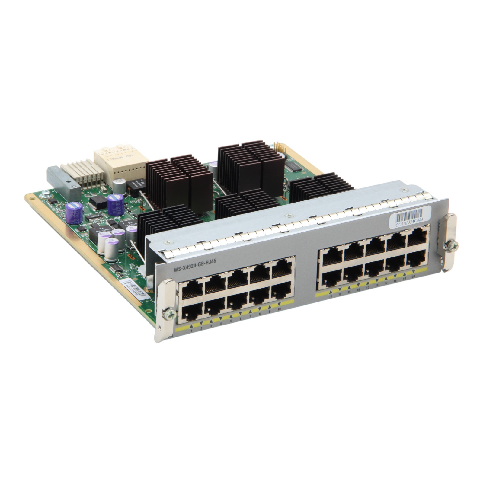 Cisco WS-X4920-GB-RJ-45 800-29748-05 20-Port RJ-45 Gigabit Switching Module