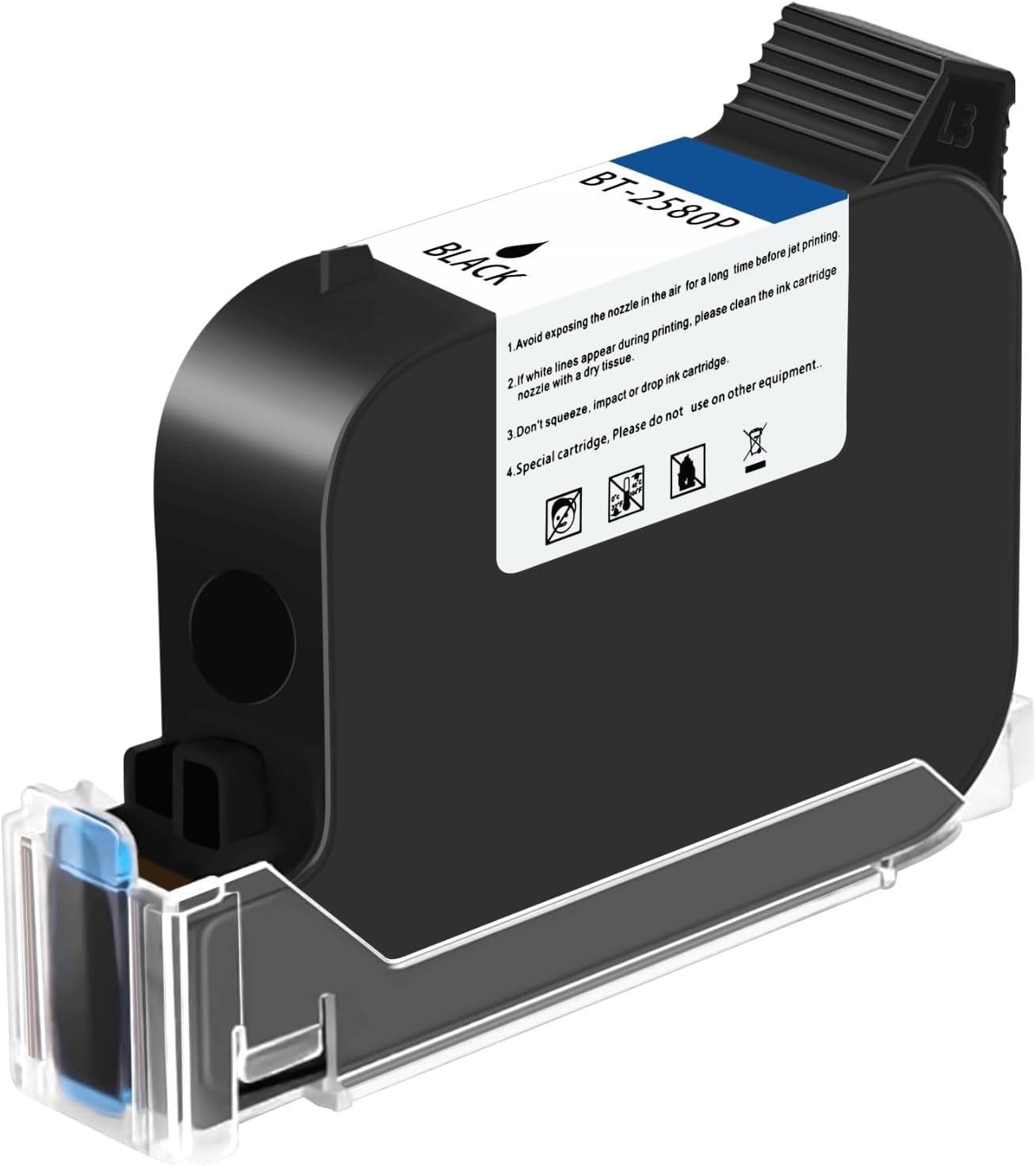 BT-2580P Original Solvent Fast Dry Ink Cartridge Handheld