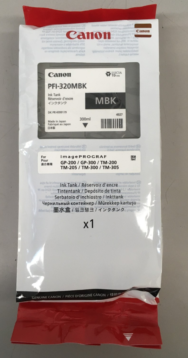 Genuine Canon PFI-320 MBK - 2025