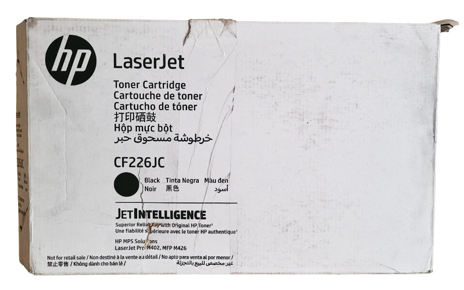 HP LaserJet CF226JC Black Toner Cartridge New Sealed with Open Box