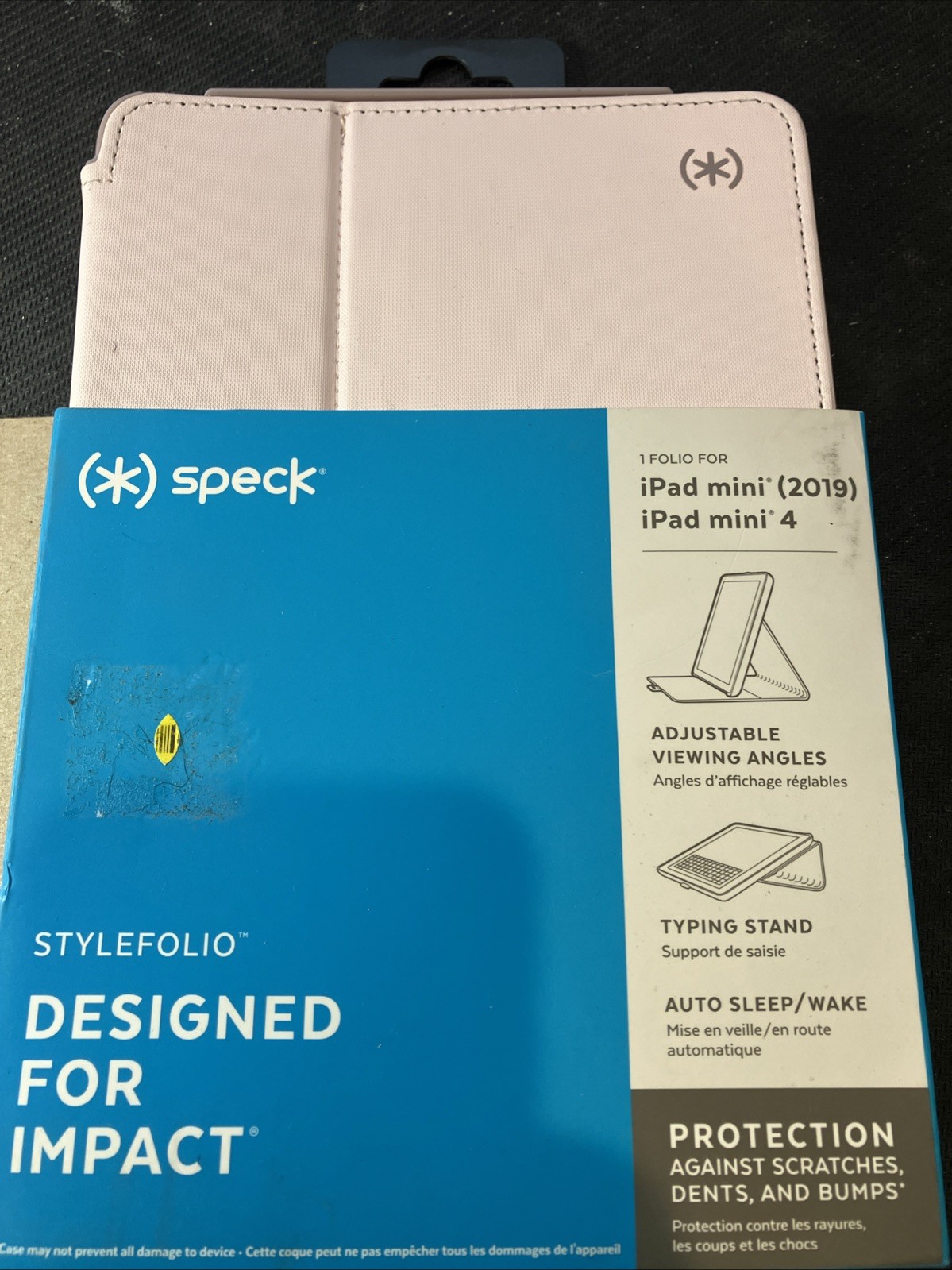 Speck iPad Mini 4 case Pink - NEW Hanger Tag Box Style