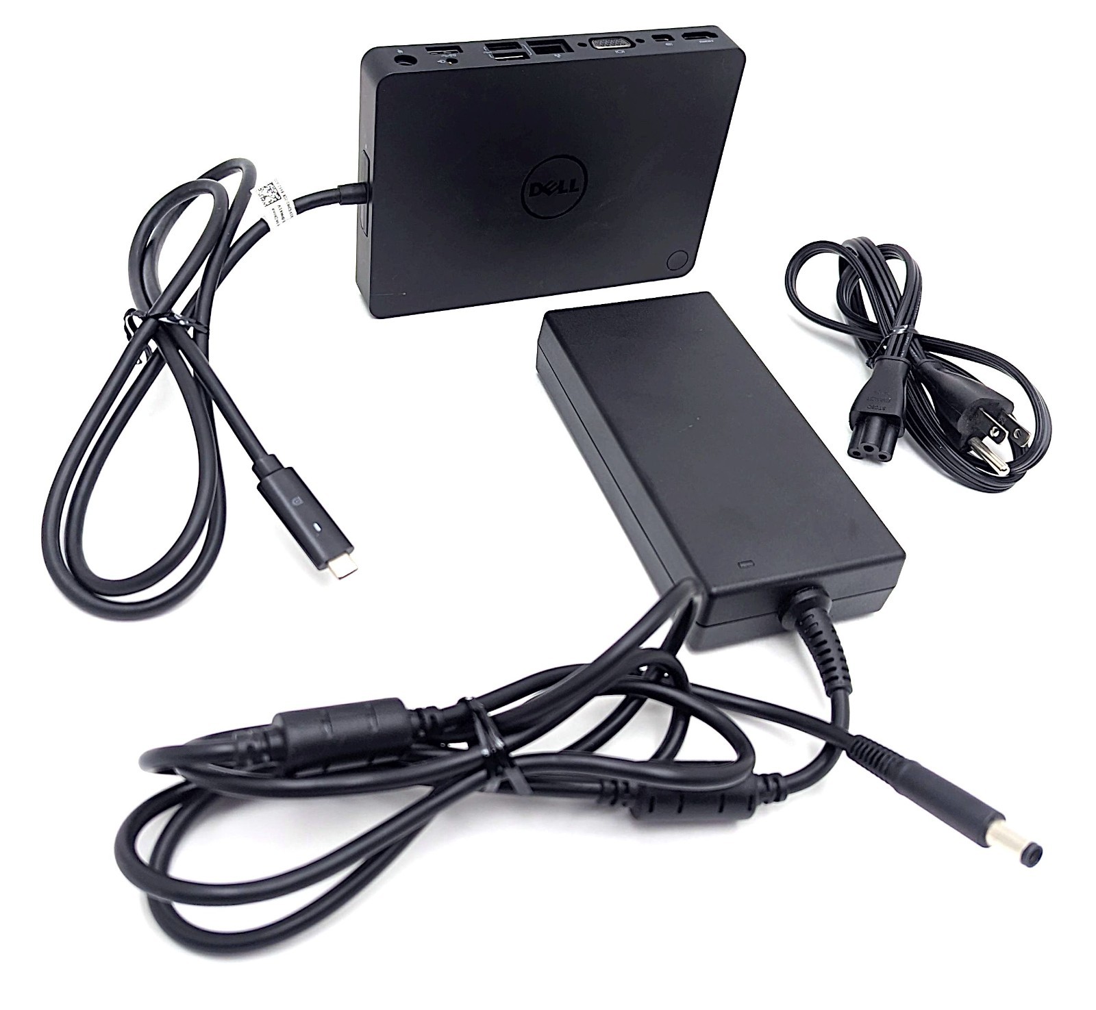 Dell WD15 K17A USB-C Laptop Docking Station K17A001 w/ 180W AC Adapter Tested