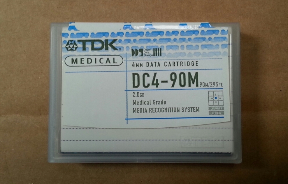 Qty 50 TDK DC4-90m 90 Meter DDS 4mm Tape Cartridge - New Sealed Boxed in 10 Pack