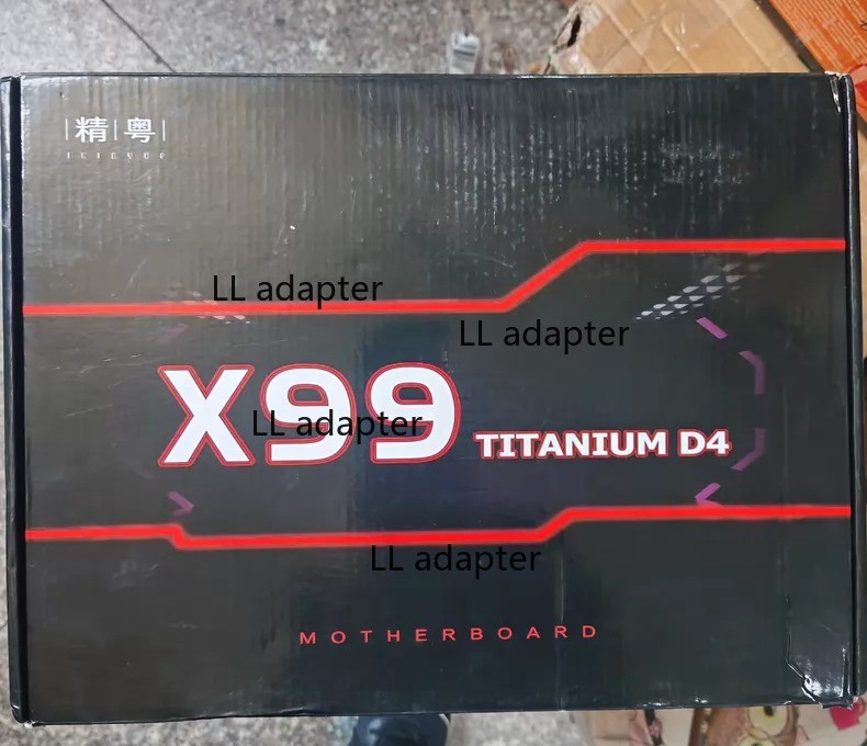 JGINYUE INTEL X99 TITANIUM D4 LGA 2011-3 DDR4 256G ATX Motherboard Core i7 V3V4
