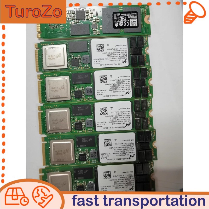 MICRON 7450 PRO 960GB, 1x M.2 NVME 22x80 Gen4x4 MTFDKBA960TFR-1BC1ZABYY 1DWPD