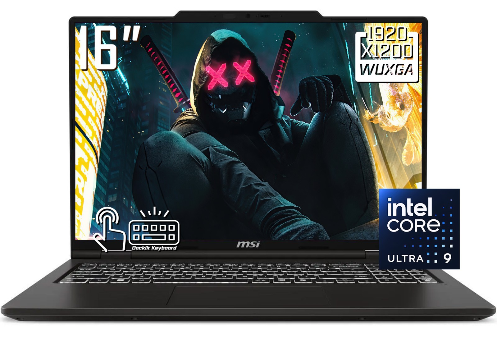 MSI Venture 16" FHD IPS Touchscreen Laptop Intel Core Ultra 9 285H 64GB 2TB SSD