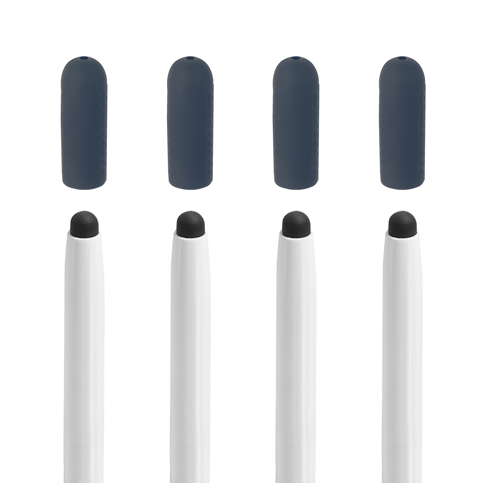 4Pcs Pen Nib Cover Tip Nib Cap Protector for 1st to 4th Stylus Pen Dark Blue