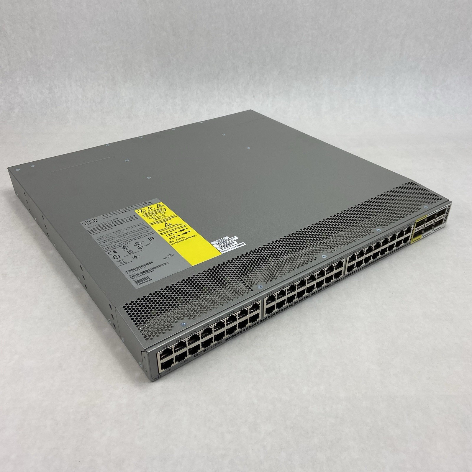 Cisco Nexus N2K-C2348TQ-10G-E 48-Port Fabric Extender Open Box W/ 4 Transceivers