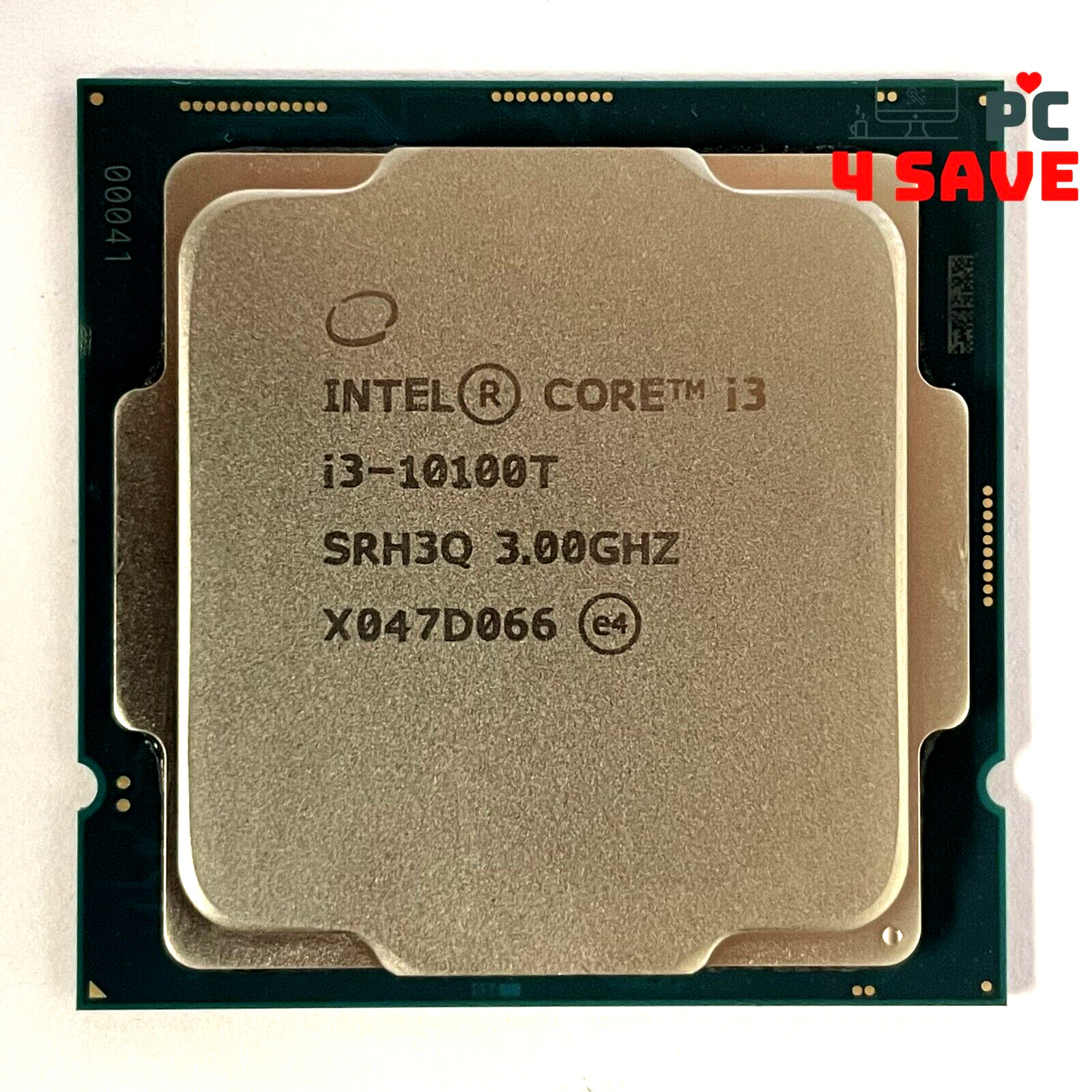 10th Gen Intel Core i3-10100T 3.0GHz 4-Cores 6MB LGA1200 Desktop CPU 35W SRH3Q