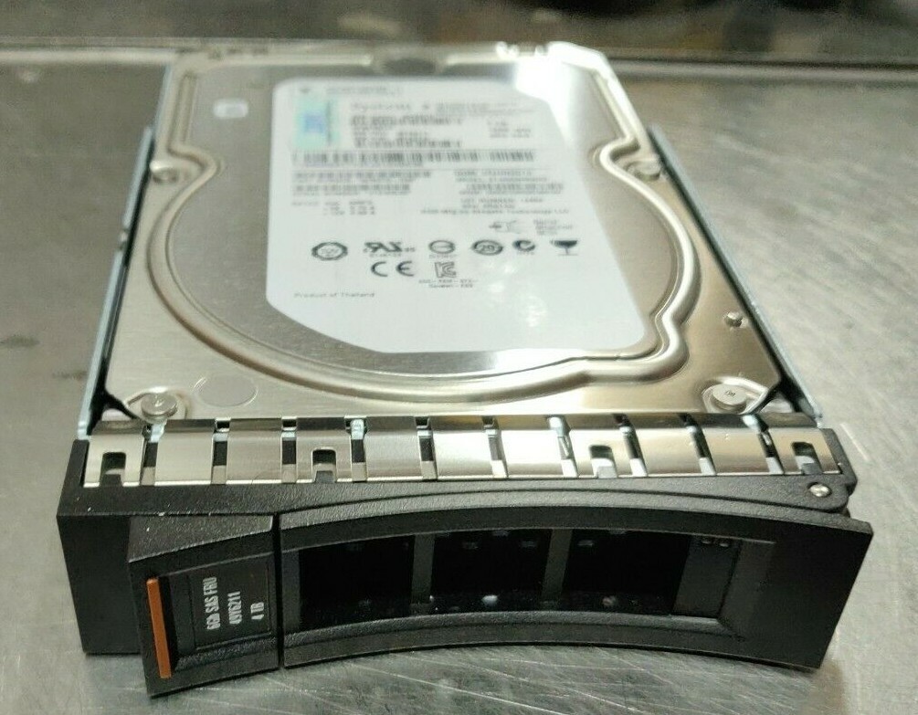 IBM 49Y6210 49Y6211 49Y6214 00D5317 4TB 7.2K 6Gbps NL SAS 3.5'' G2HS Hard Drive