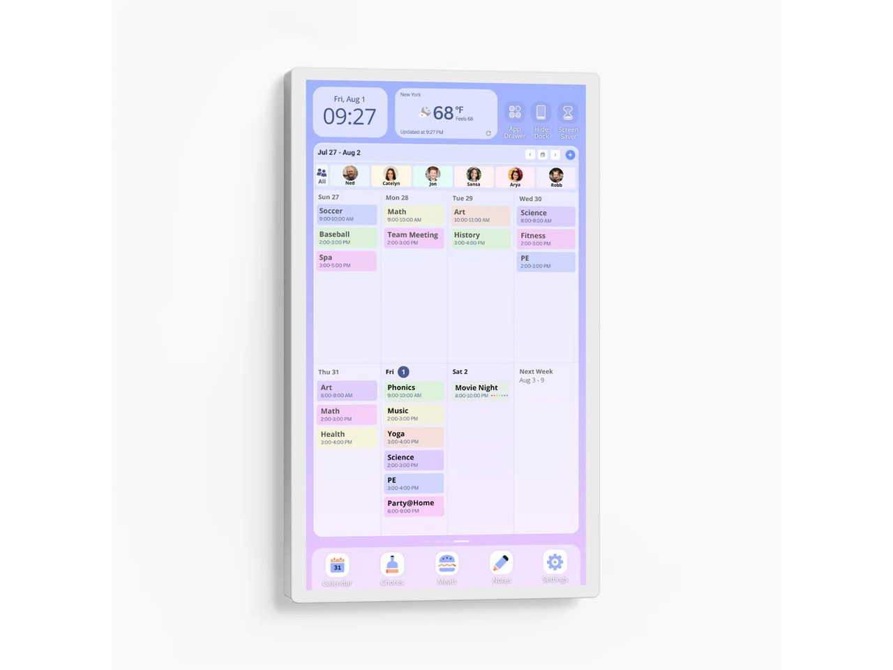 Cozyla Calendar+ Gen2 32" 4K UHD - White  CD-8V543F0 White US