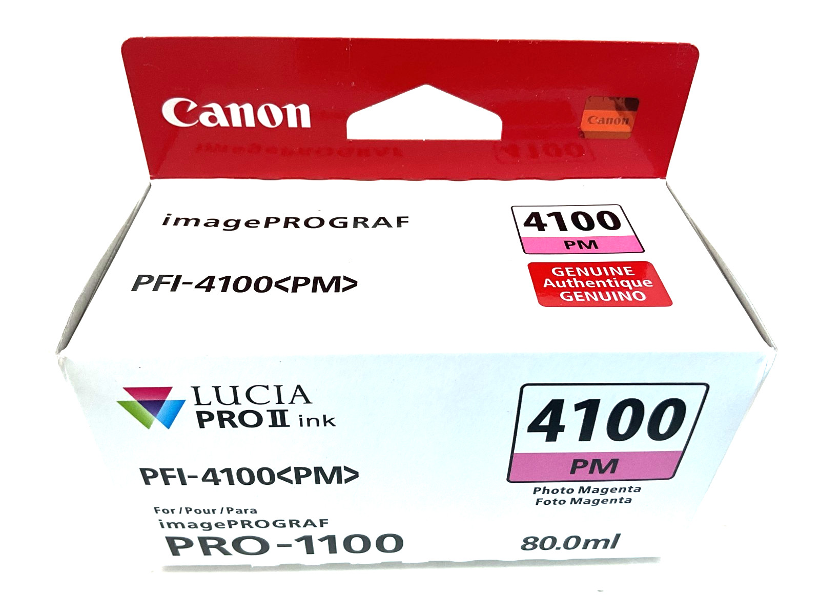 Canon Original PFI-4100 PM 80mL Photo Magenta Pigment Ink Tank - 6782C002