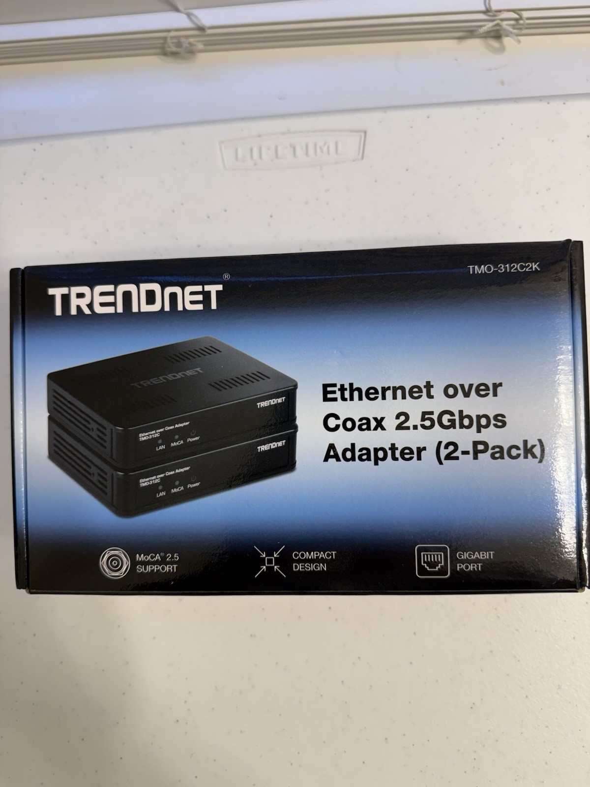 TRENDnet TMO-312C2K MoCA 2.5 Ethernet Over Coax Adapter 2-Pack 2.5Gbps New