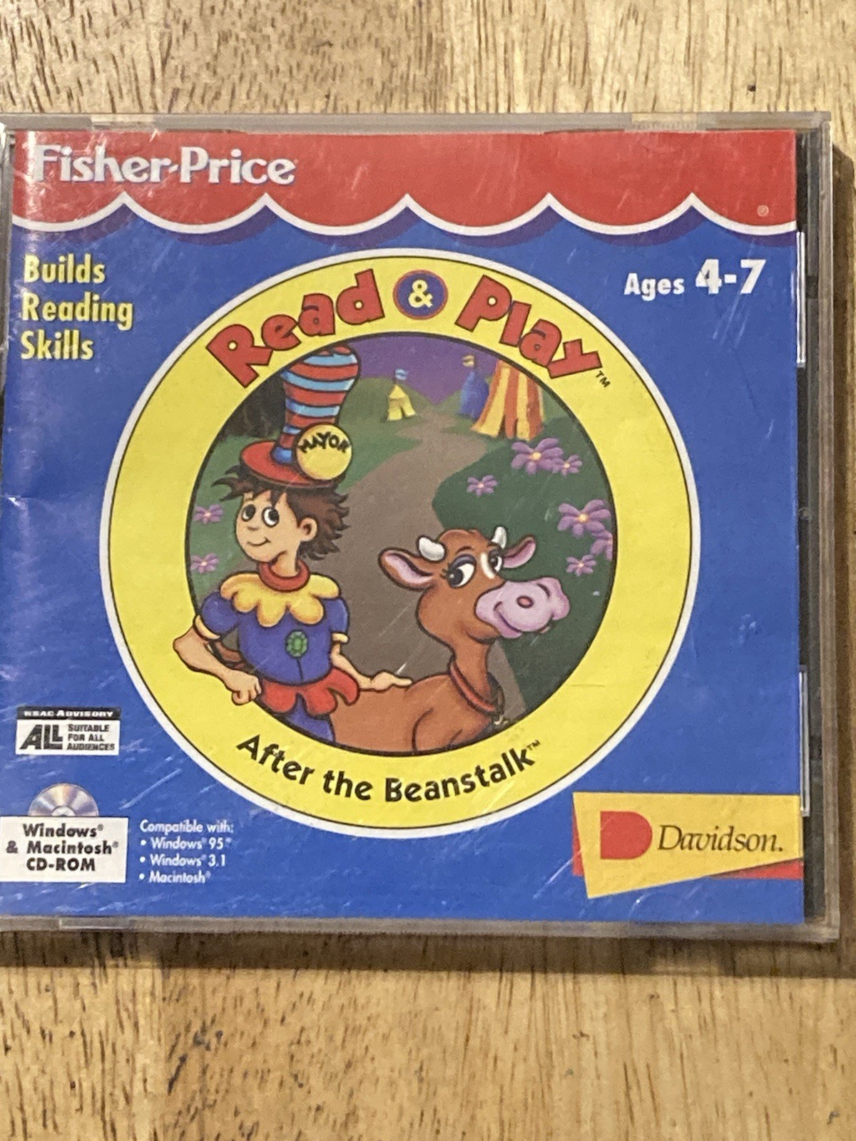 Fisher Price Read & Play After the Beanstalk Windows Mac PC CD ROM