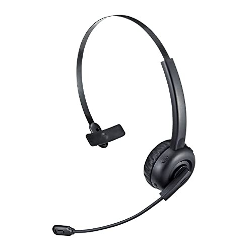 Sanwa Supply Bluetooth Headset Single Ear Over-Ear Unidirectional MM-BTMH58BK