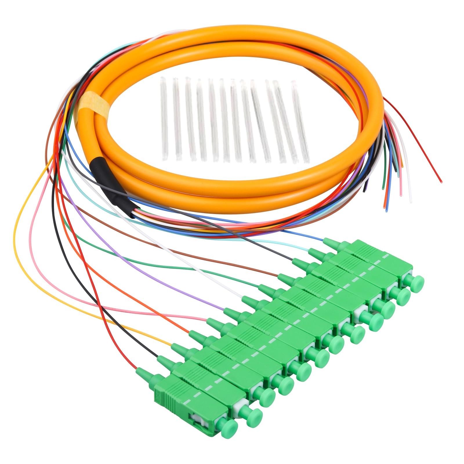 Duogalia Fiber Optic Pigtail Style SC-APC Product Packaging 1