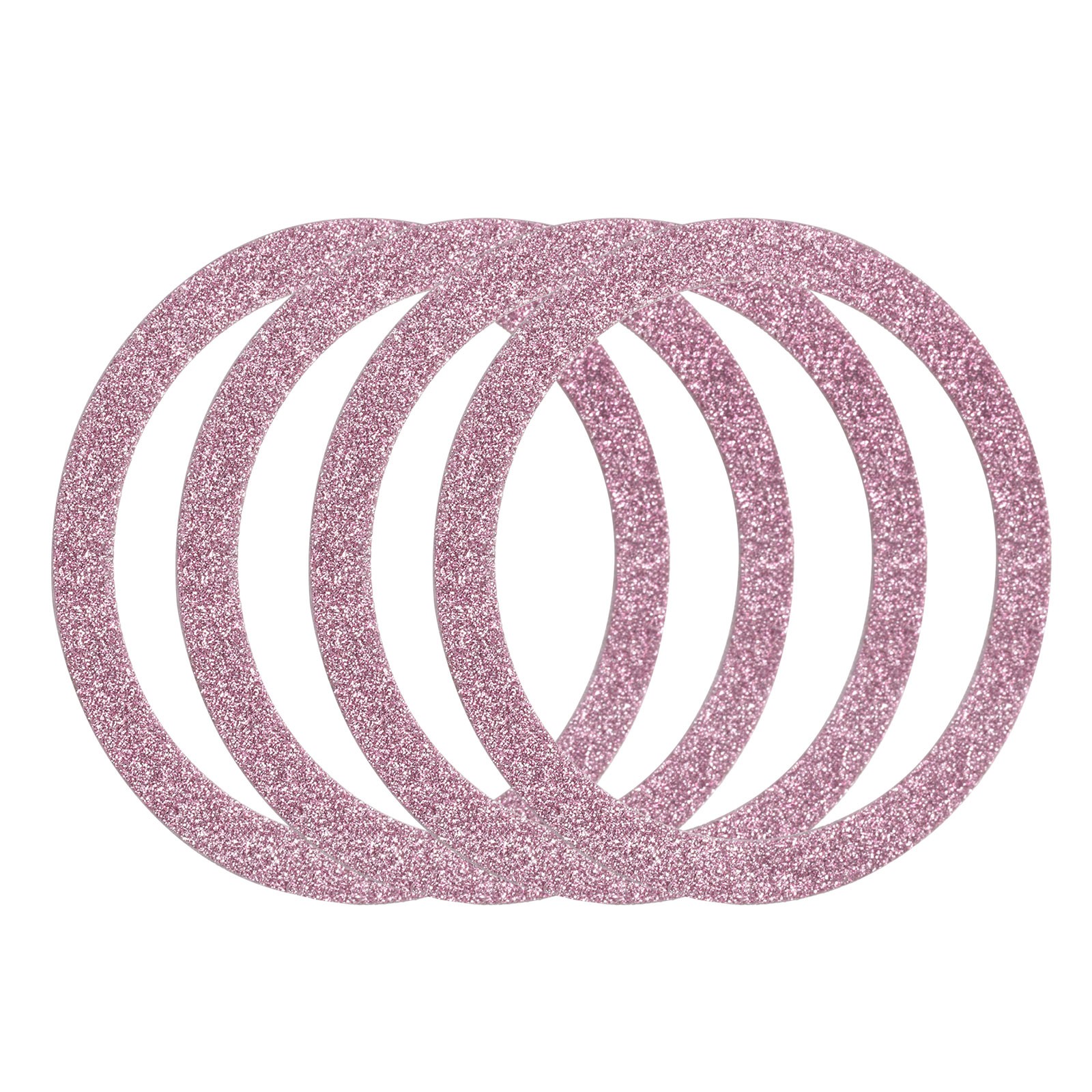 4Pcs Magnetic Adapter Ring, Magnetic Wireless Charger Conversion Kit, Pink