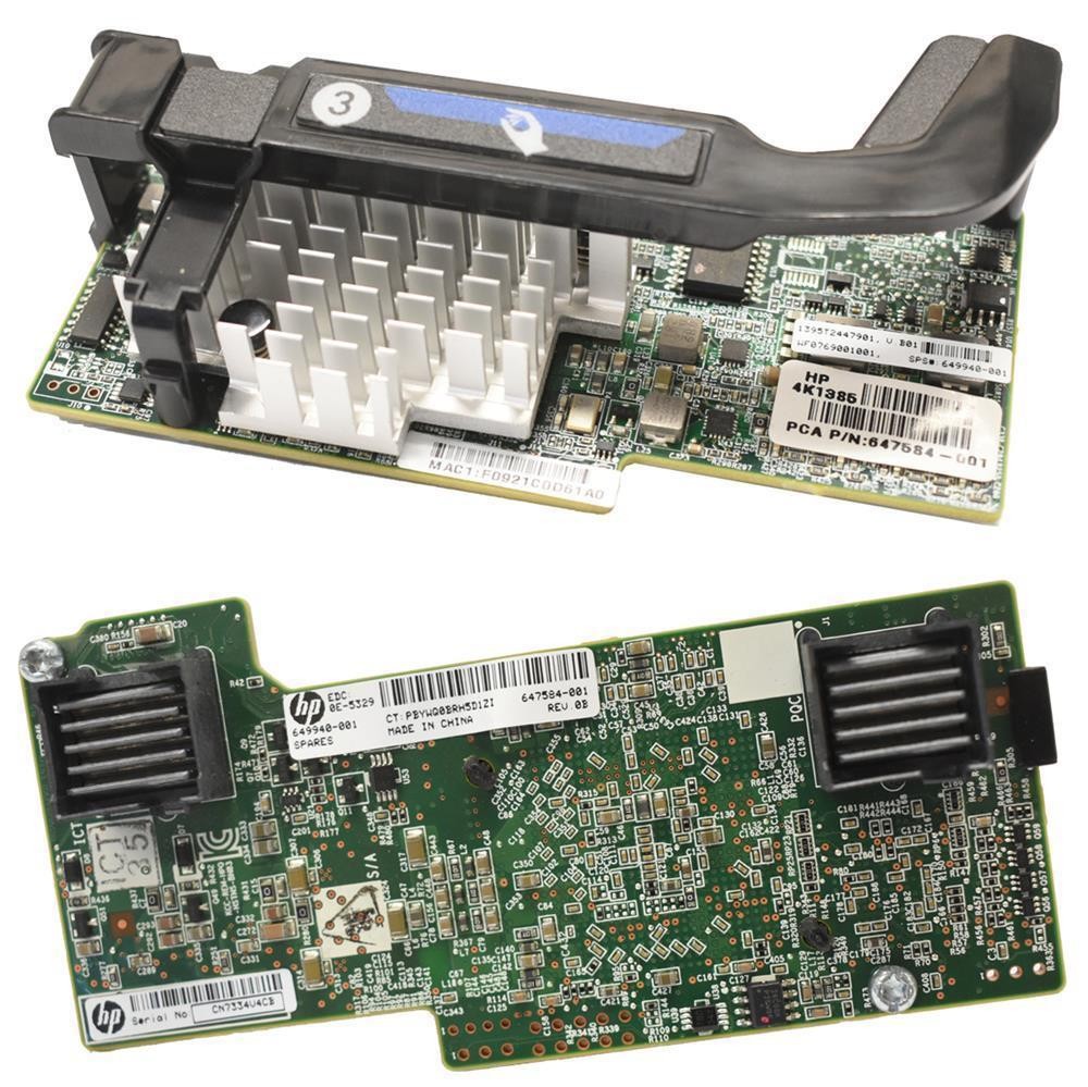 HP 657132-001 656590-B21 530FLB 10GbE 2-Port Flexible BL460c G8 Network Adapter