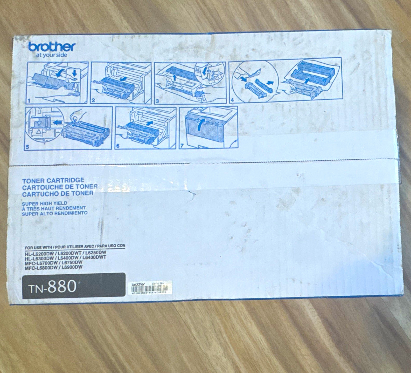 Brother TN-880 High Yield Black Laser Toner for HL-L6200/6300/6400 MFC-L6700