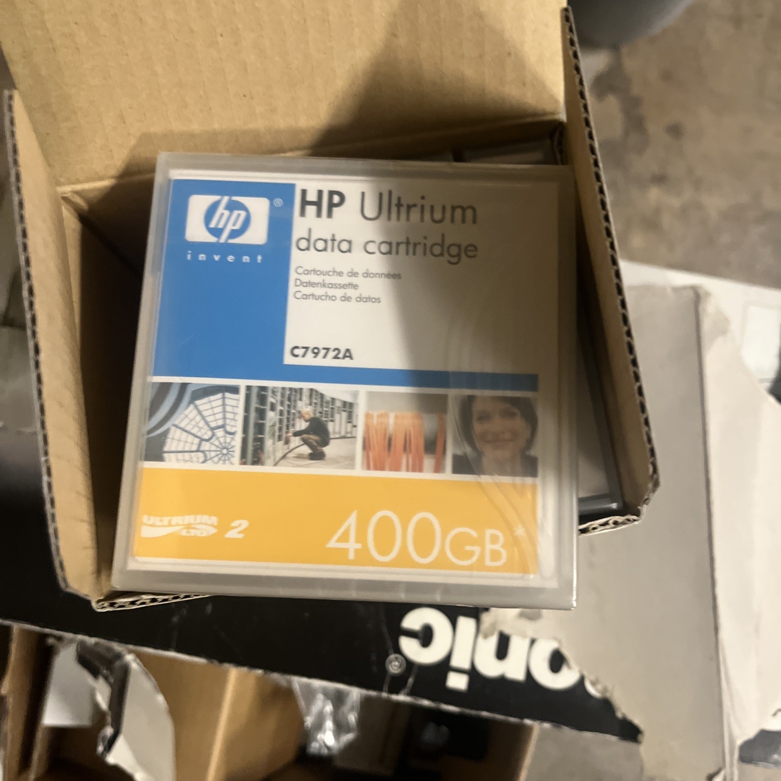 New 4 Pack 400GB HP LTO2 Ultrium Data Cartridge C7972A