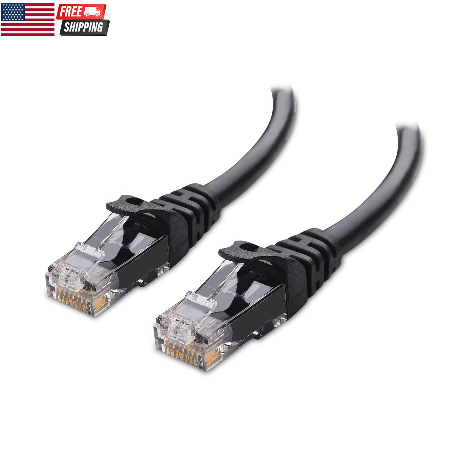 10Gbps Snagless Cat 6 Ethernet Cable - 25Ft, Cat 6 Cable, Cat6 Cord, Ethernet Co