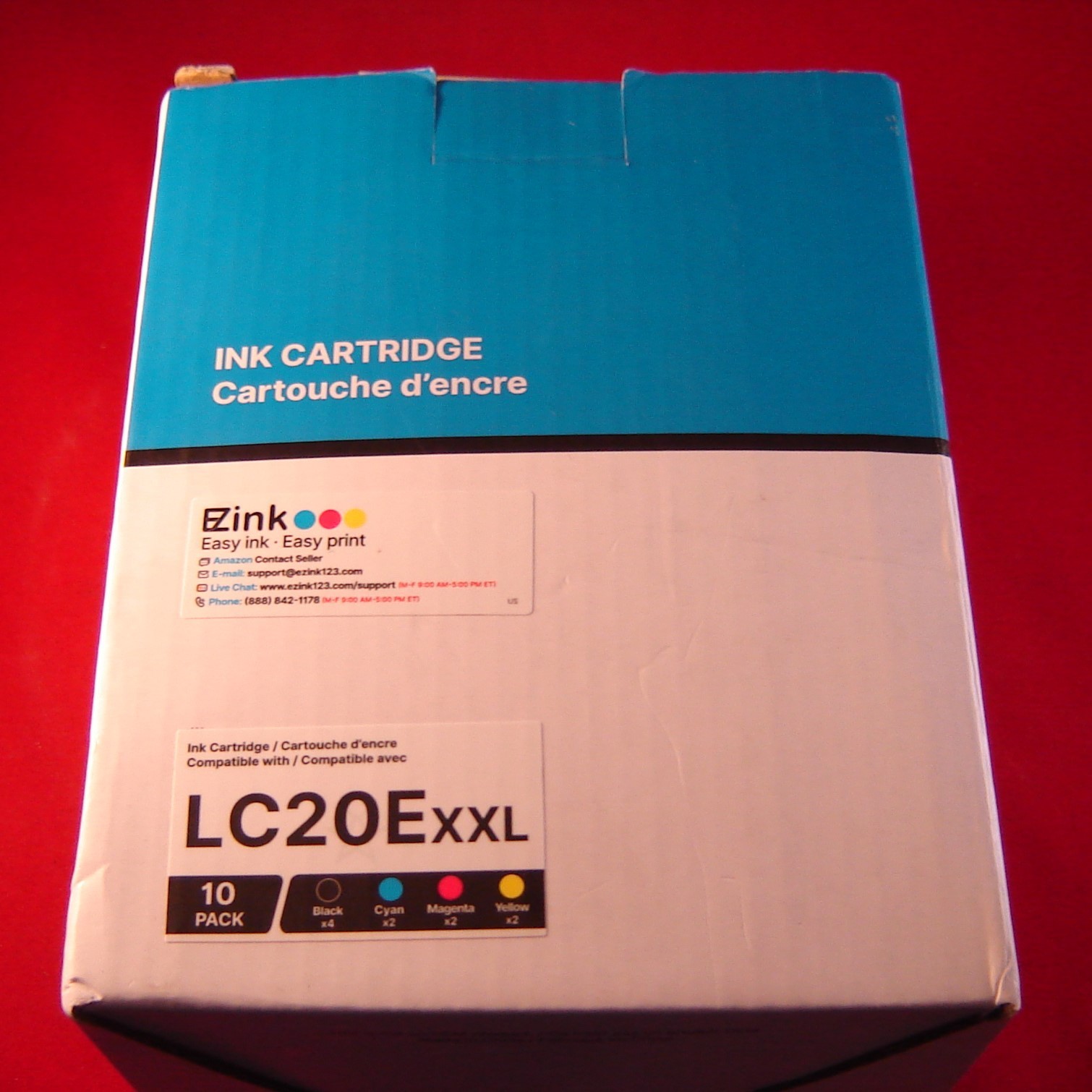10x LC20E LC-20E XXL ink cartridge For Bro MFC-J5920DW MFC-J775DW MFC-J985DW