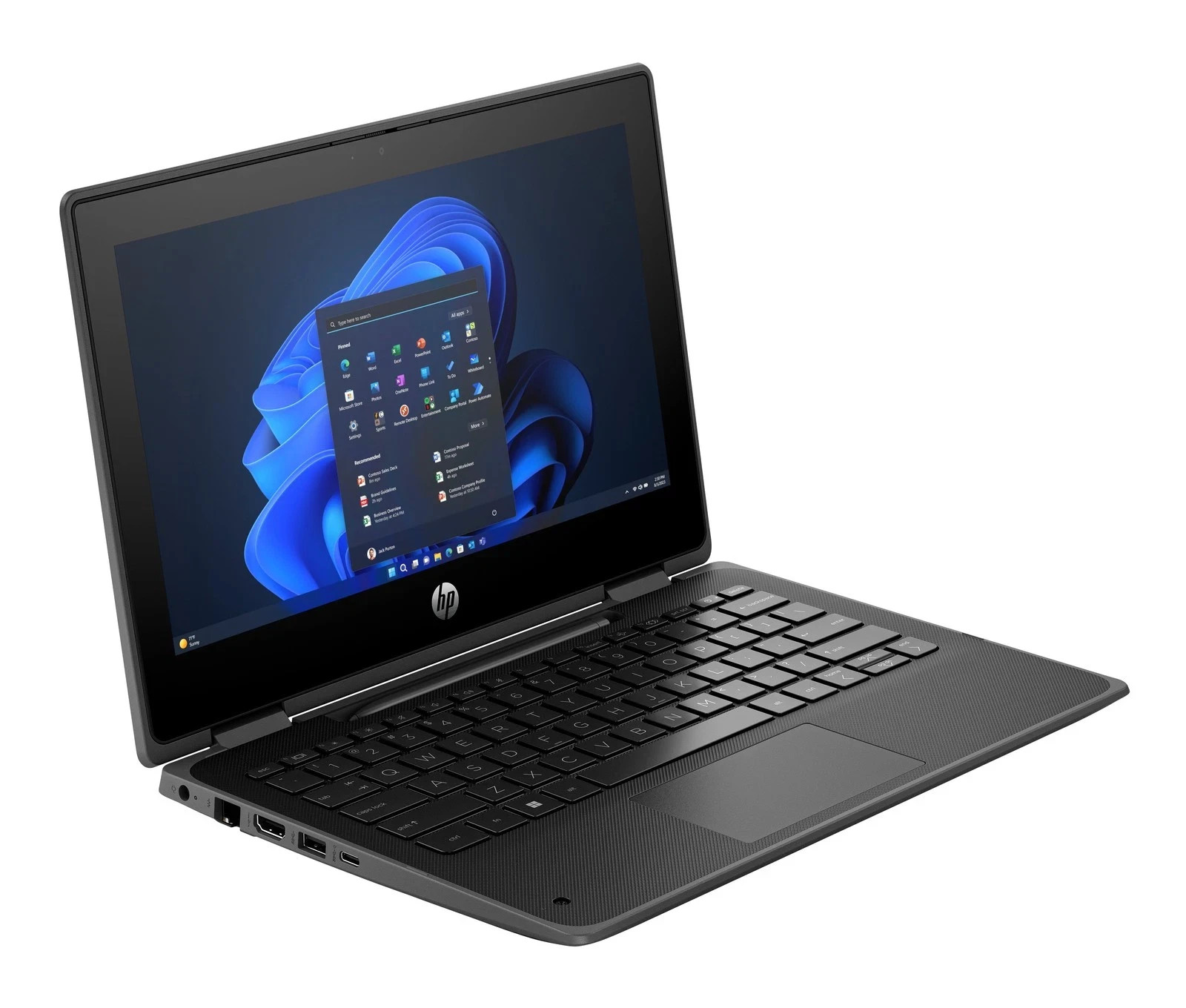 HP Fortis Flip G1i 11.6" Touch Intel N150 8GB 128GB SSD Win 11 Pro B6LD2UTI