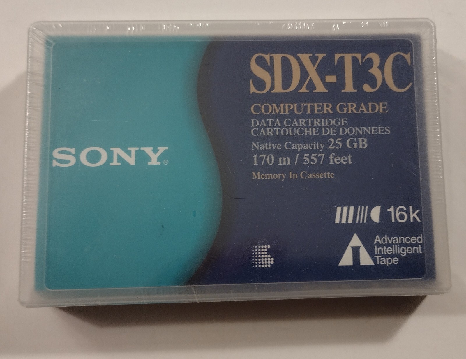 SONY SDX-T3C AIT Data Cartridge Cassette 25GB 16k Storage tape rare media SEALED