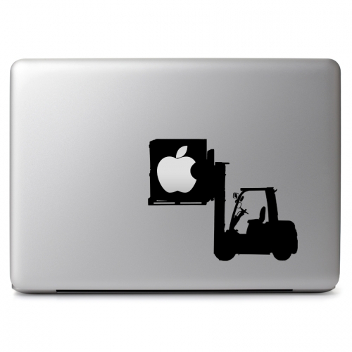 Multiple Color Forklift Cargo Vinyl Decal Sticker for 13" 15" Apple Macbook
