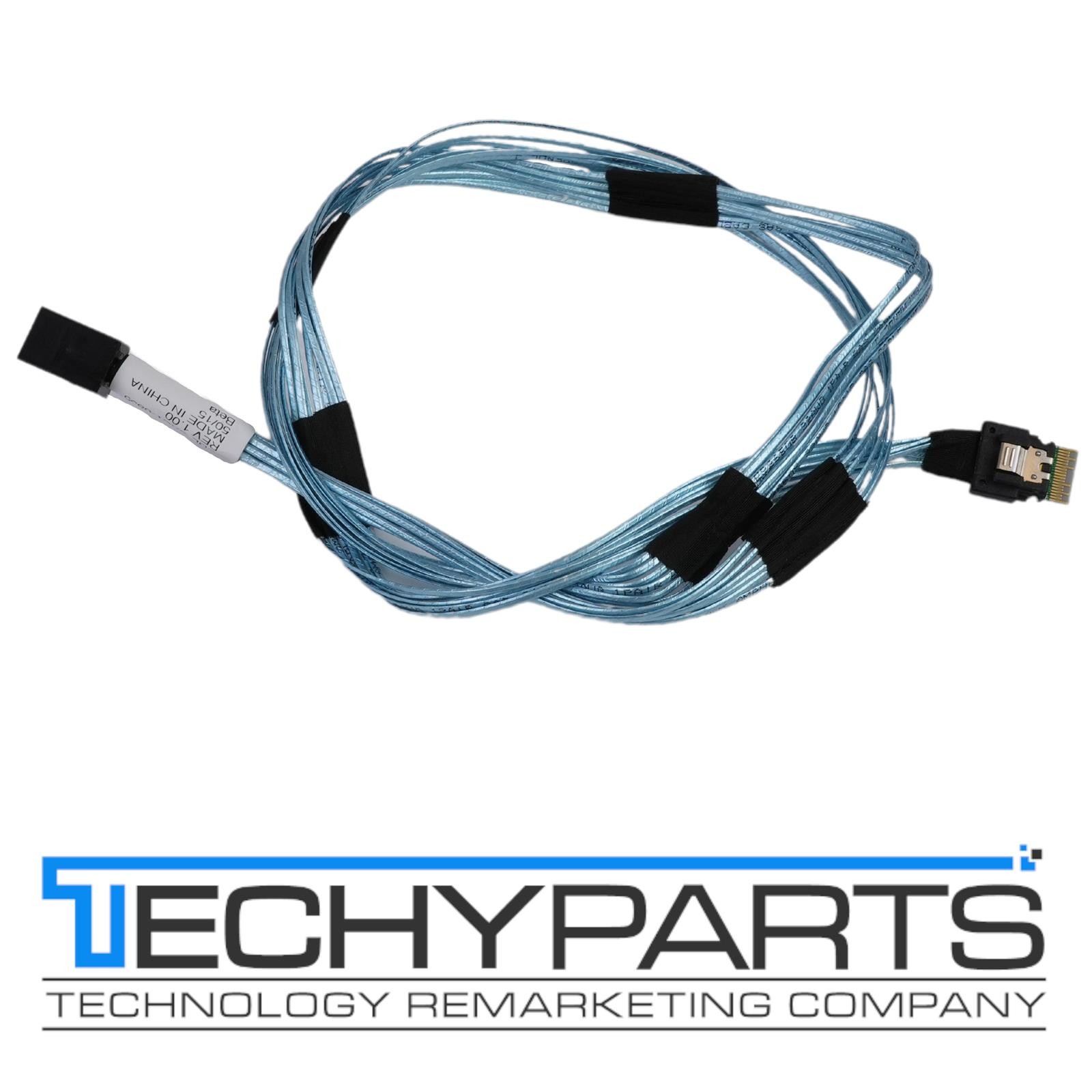 Supermicro CBL-SAST-0835 SlimSAS(SFF-8654) to MiniSAS HD (SFF-8643) 100cm Cable